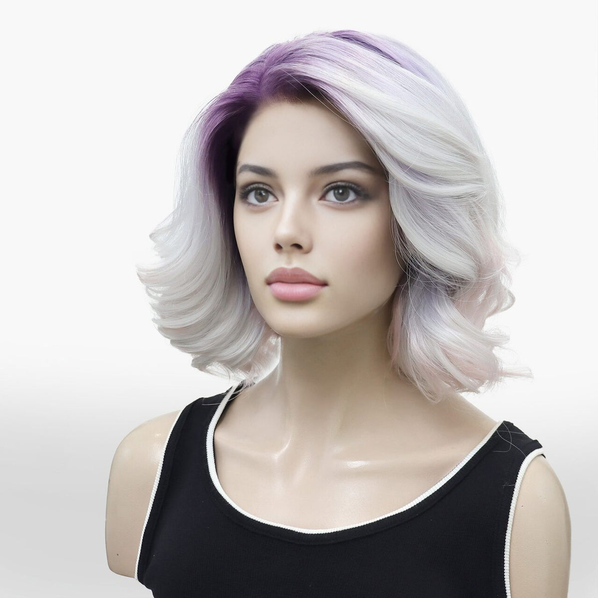 Diana in Vanilla Berry Sorbet | 16" Wavy Lace Front Wig