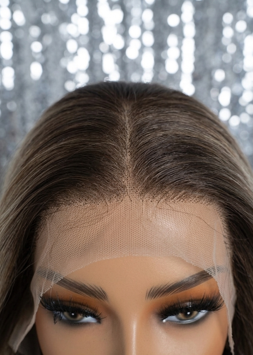 Tessa in Butter Pecan | 26" Two Tone Blonde Wavy Lace Front Wig