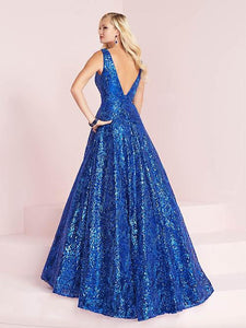 Panoply Sequin A-Line Ballgown 14034