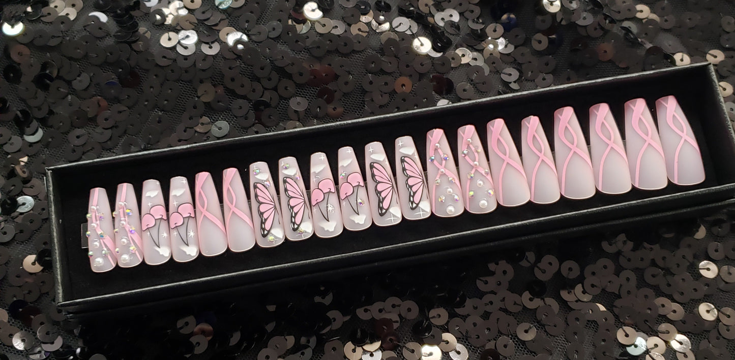 Cheri Press On Nail Set