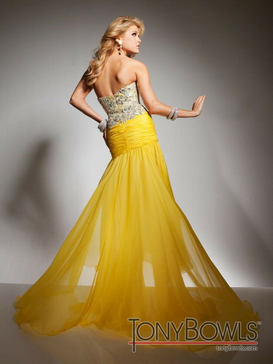 Tony Bowls Prom Dress TB2351323 Yellow