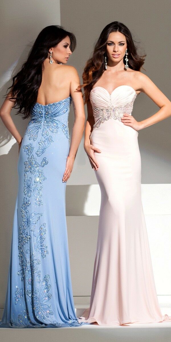 Tony Bowls Evenings Butterfly Prom Dress TBE11542 Perwinkle Blue Multi