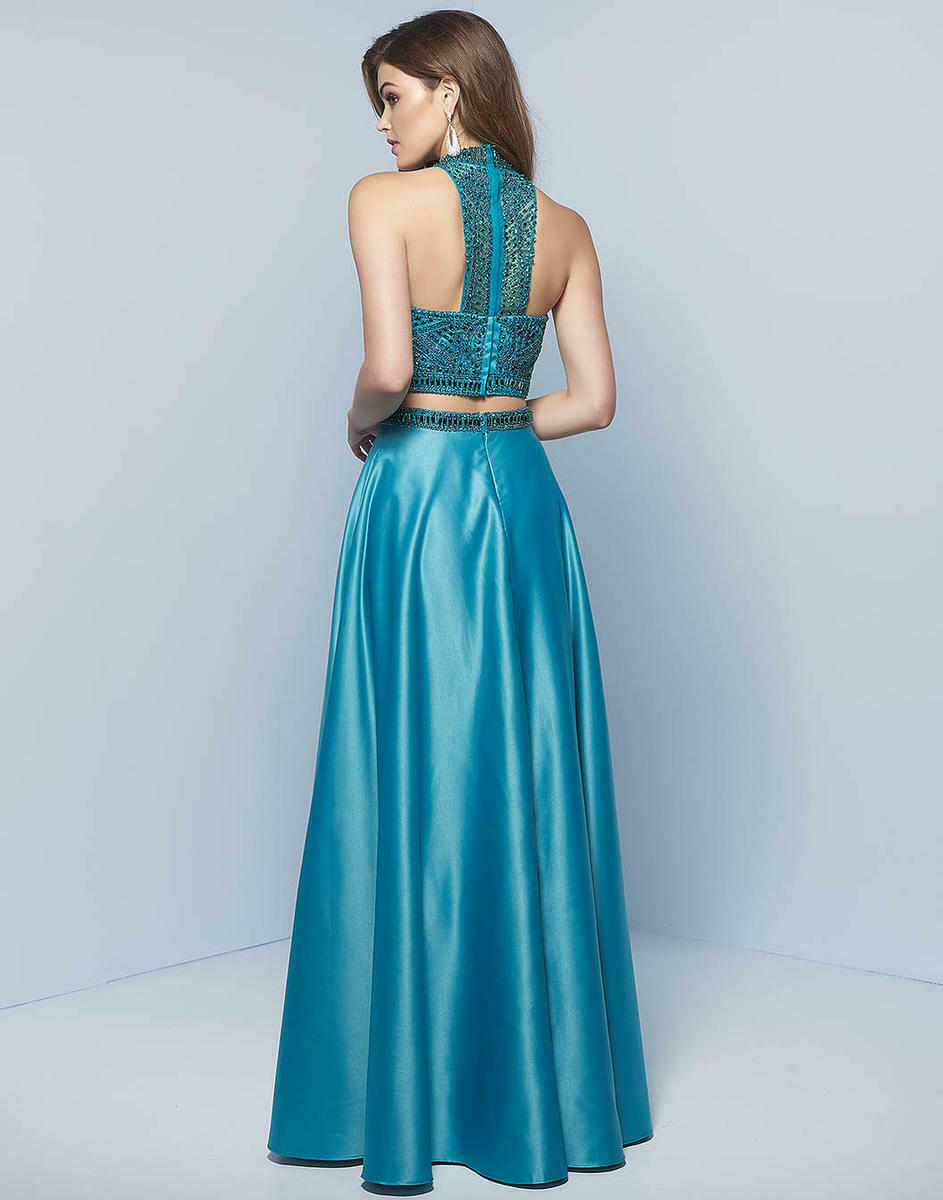 Splash Two Piece A-Line Prom Dress J761 Majestic Purple