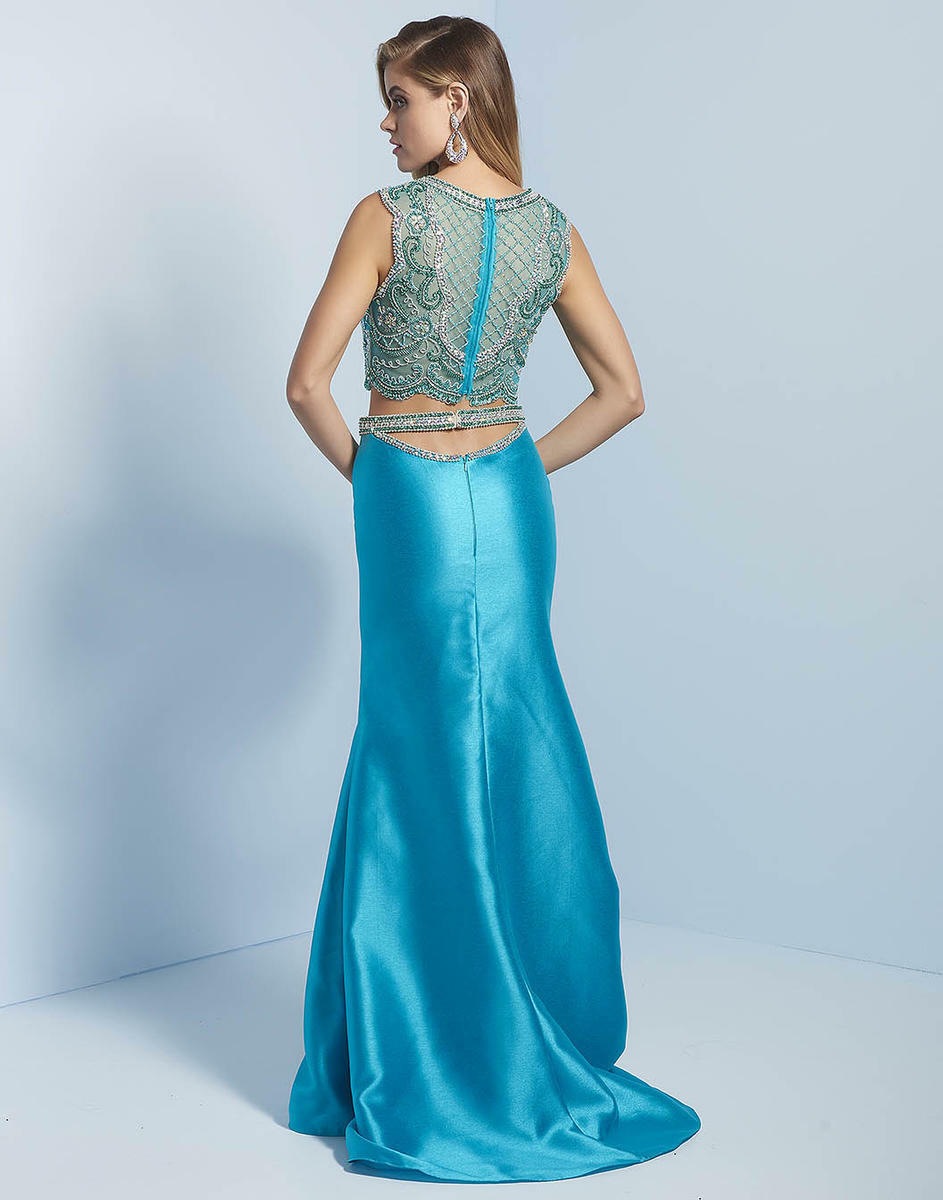 Splash Two Piece Prom Dress J736 Teal