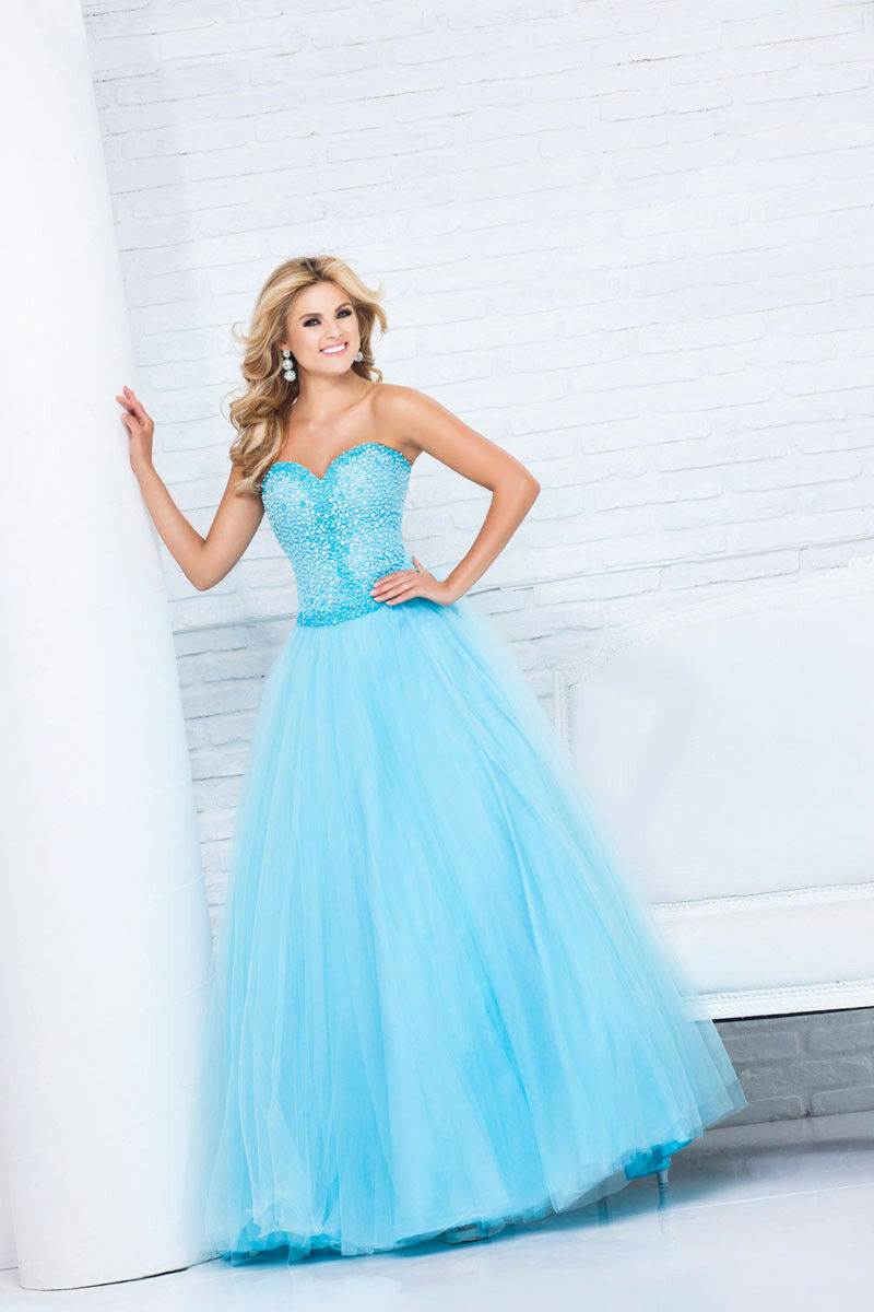 Tony Bowls Ballgown Prom Dress 115552 Aqua