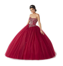 Load image into Gallery viewer, Bonny Bloom Glitter Tulle Ballgown Quinceañera 5726