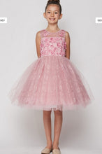 Load image into Gallery viewer, Lace Flowergirl Dress - Rose