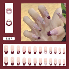 Load image into Gallery viewer, Cabernet Press On Nail Set