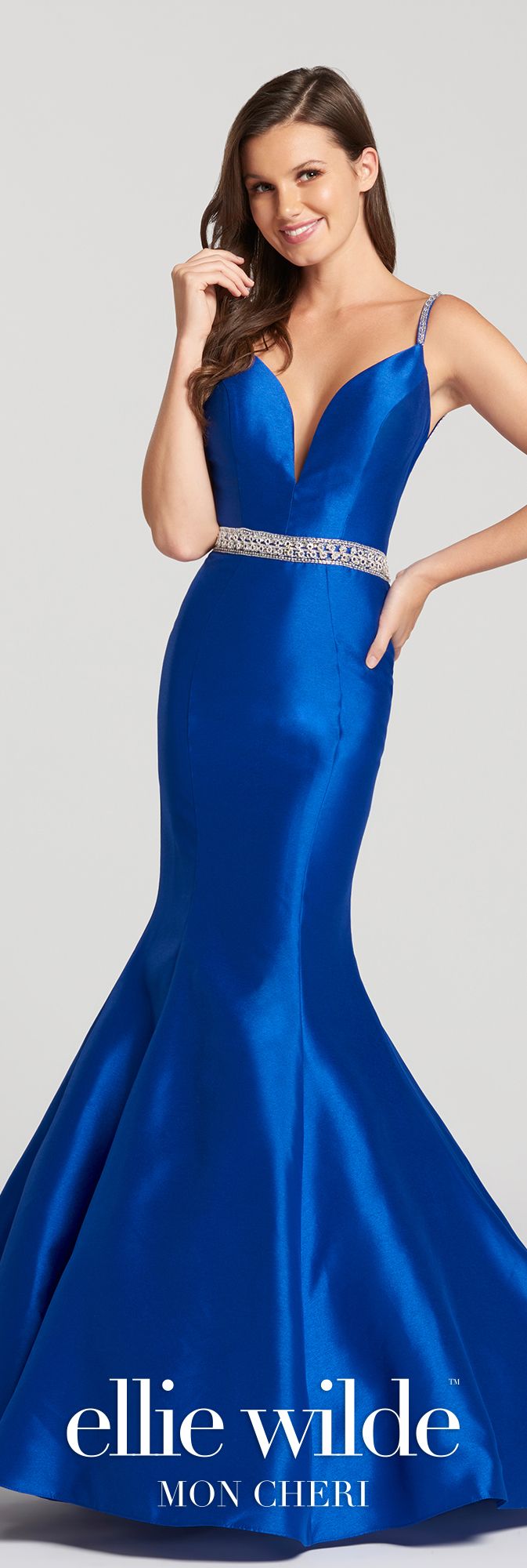 Ellie Wilde Grad Prom Dress EW118084 Emerald