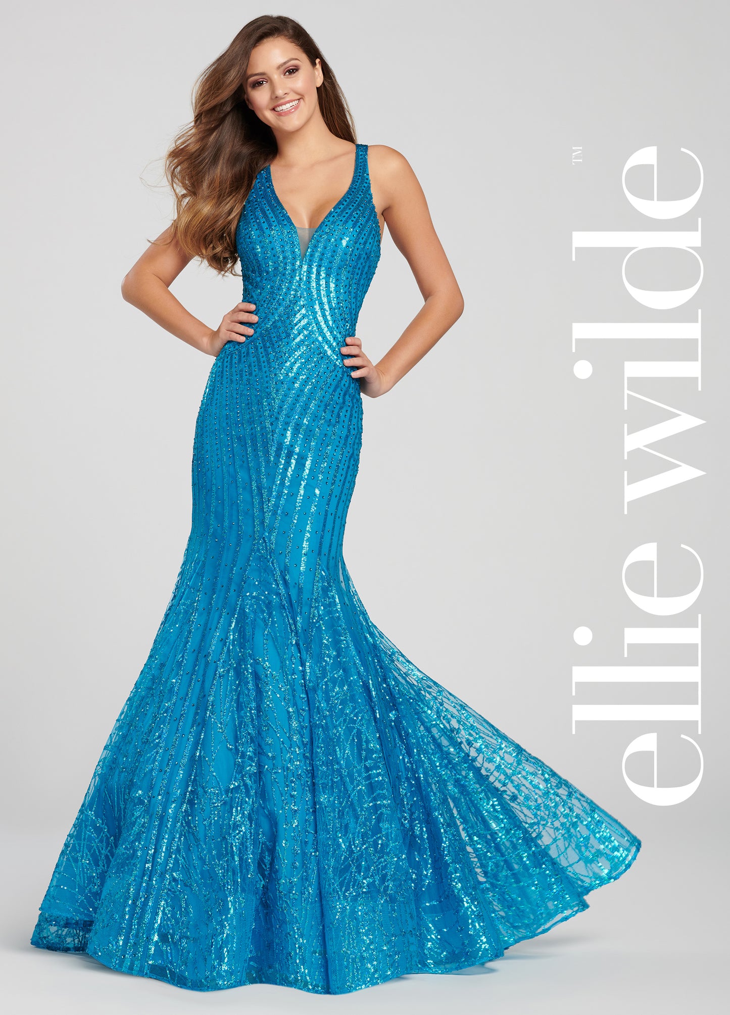 Ellie Wilde Mermaid Grad Dress EW119025