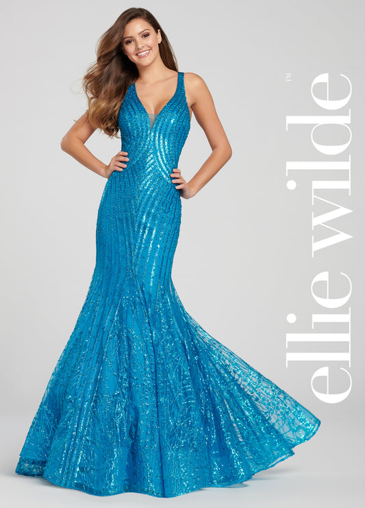 Ellie Wilde Mermaid Grad Dress EW119025
