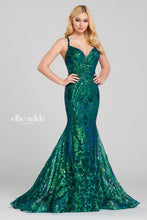 Load image into Gallery viewer, Ellie Wilde Sequin Mermaid Gown EW120028