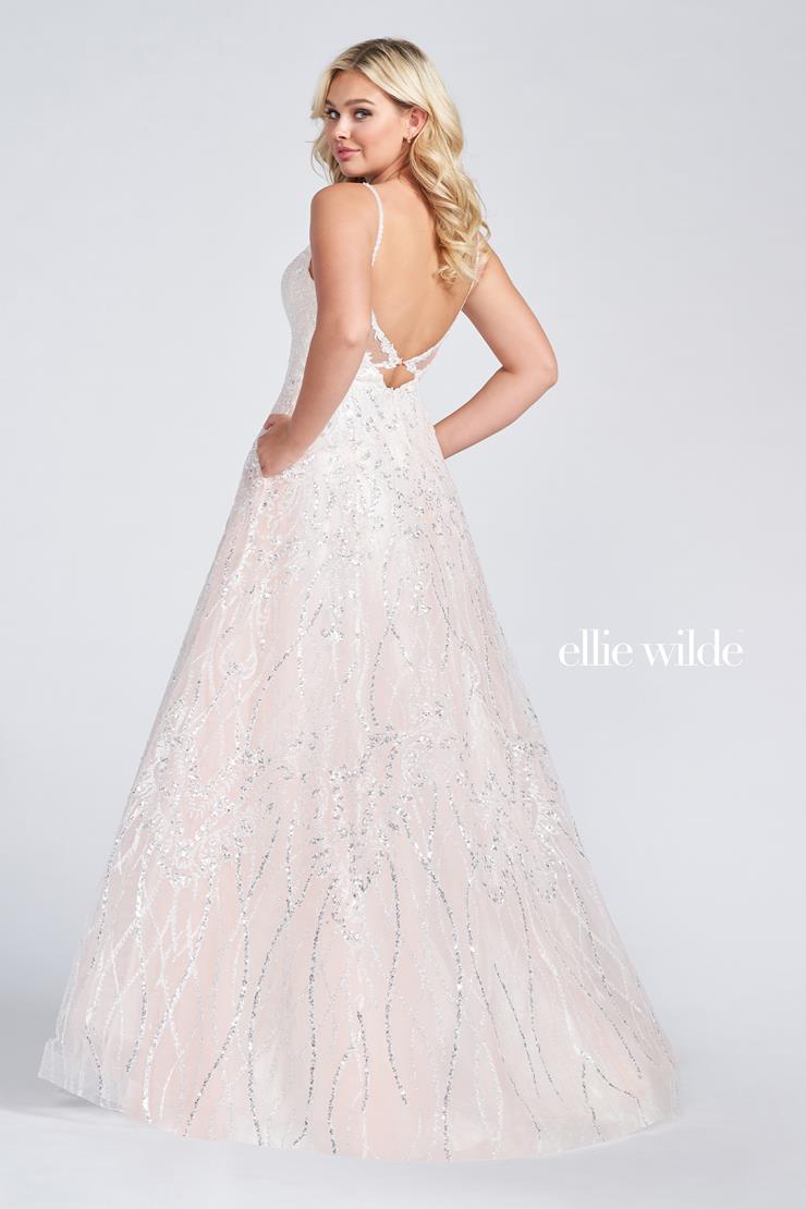 Ellie Wilde Cracked Ice A-Line Gown