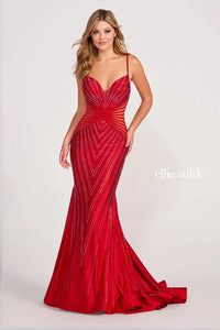 Ellie Wilde Rhinestone Mermaid Gown EW34002