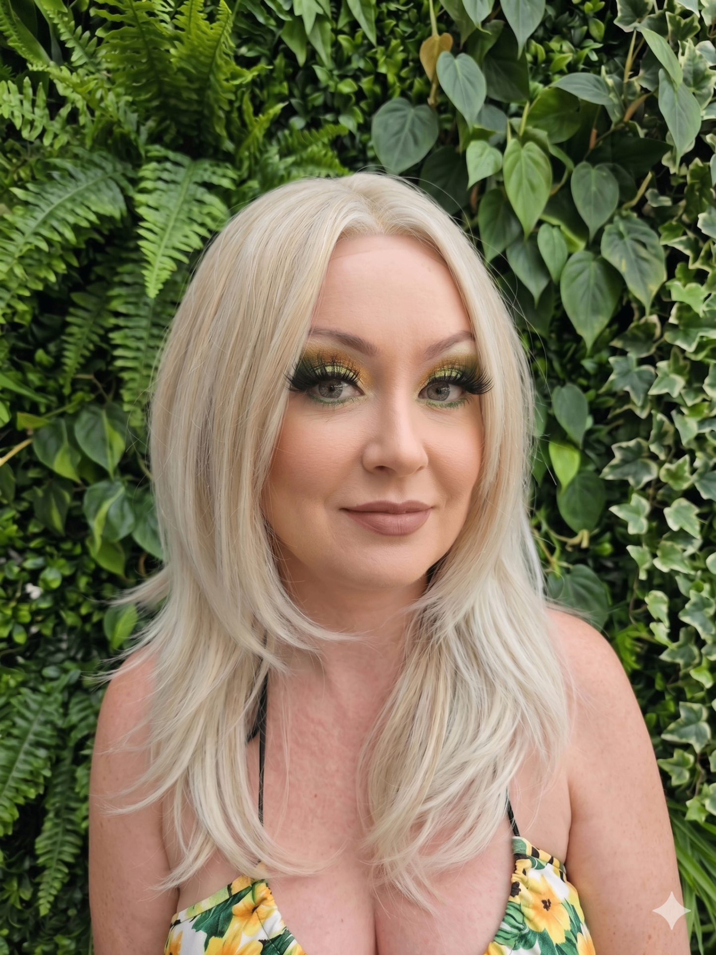 Angelica in Arctic Frost | 20" Luxury Swiss Lace Front Wig - Image 1
