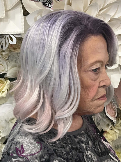 Diana in Vanilla Berry Sorbet | 16" Wavy Lace Front Wig