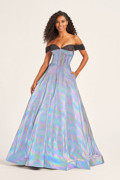 Color changing prom clearance dress