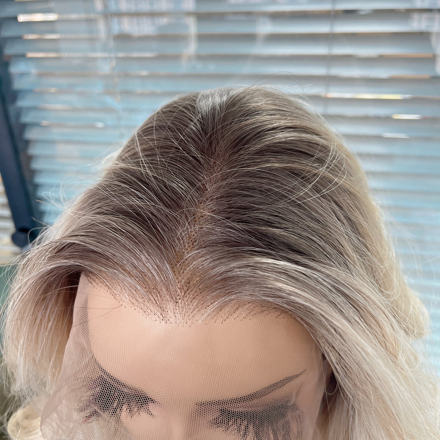 Sammy in Champagne Encore | 14" Wavy Lace Front Wig