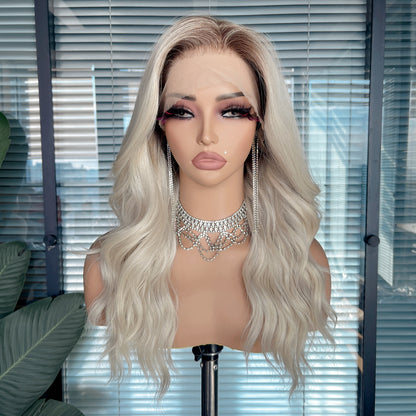 Emmy in Bunny Blonde | 18" Wavy Lace Front Wig