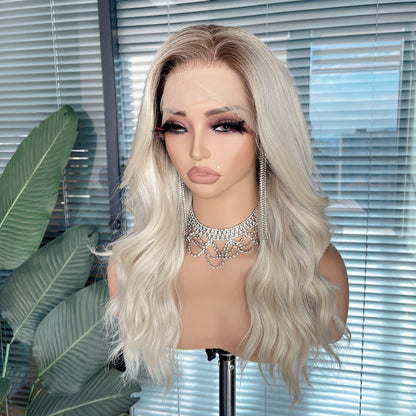 Emmy in Bunny Blonde | 18" Wavy Lace Front Wig