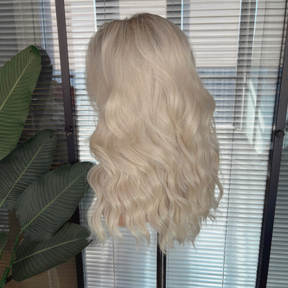Emmy in Bunny Blonde | 18" Wavy Lace Front Wig