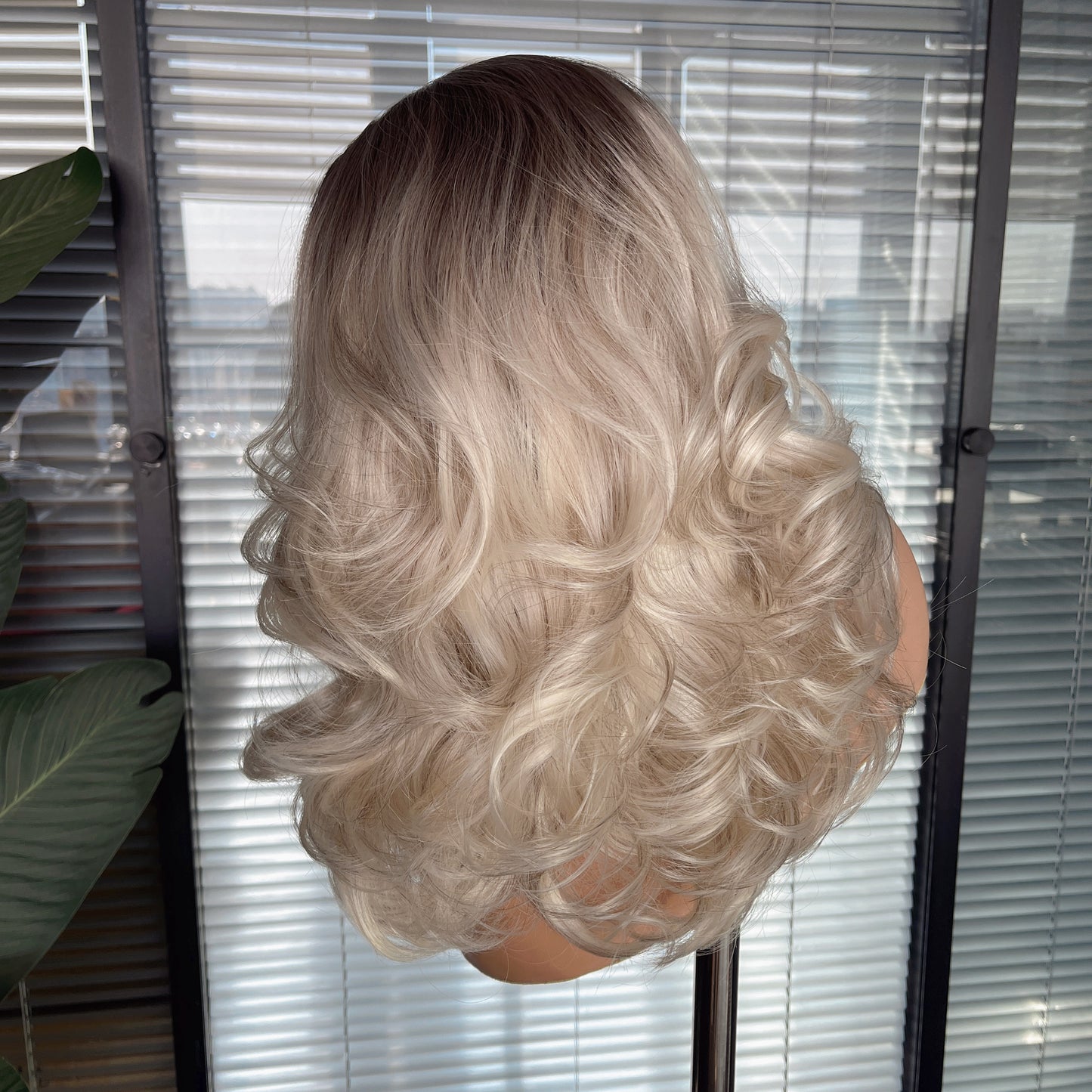 Tori in Ash Onyx | 16" Wavy Lace Front Wig