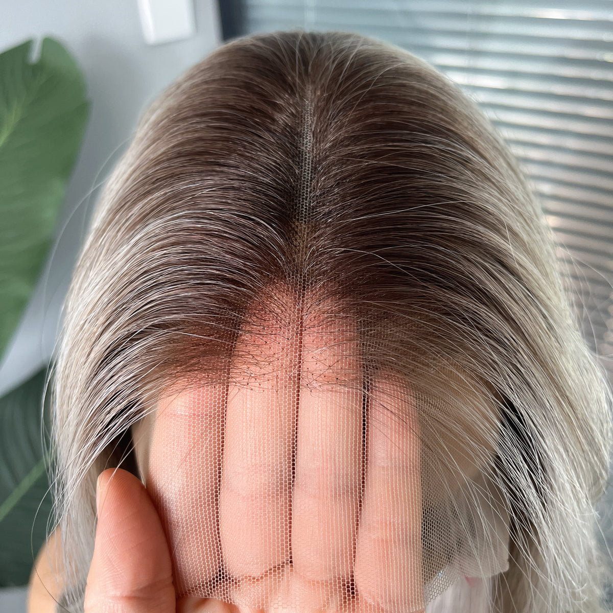 Everleigh in Smoke Show | 24" Grey Ash Wavy Lace Front Wig