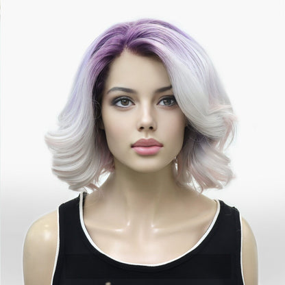 Diana in Vanilla Berry Sorbet | 16" Wavy Lace Front Wig