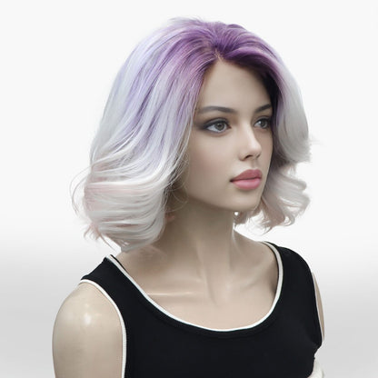 Diana in Vanilla Berry Sorbet | 16" Wavy Lace Front Wig