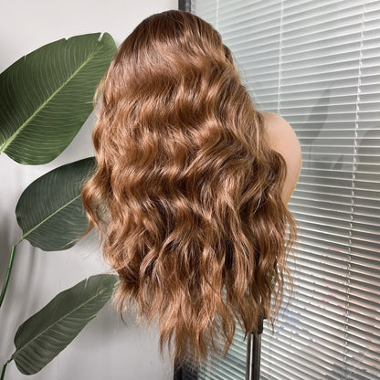Miley in Hazelnut Glow | 26" Wavy Lace Front Wig
