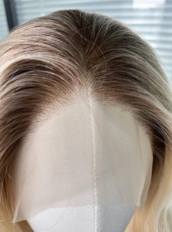 Oaklynn in Vanilla Cashmere | 16" Loose Curl Lace Front Wig