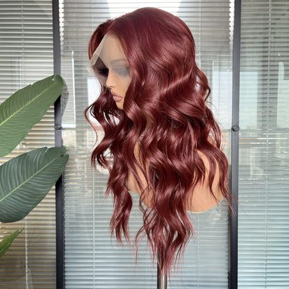 Alani in Fire Cracker | 24" Deep Wavy Lace Front Wig