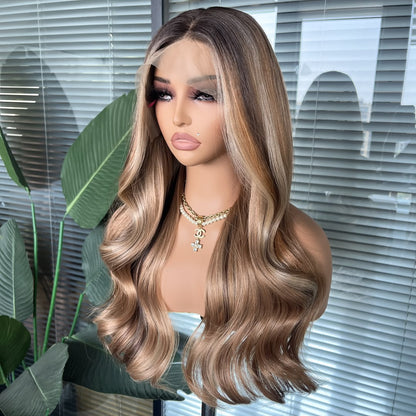 Reese in Autumn Sunset | 24" Wavy Lace Front Wig