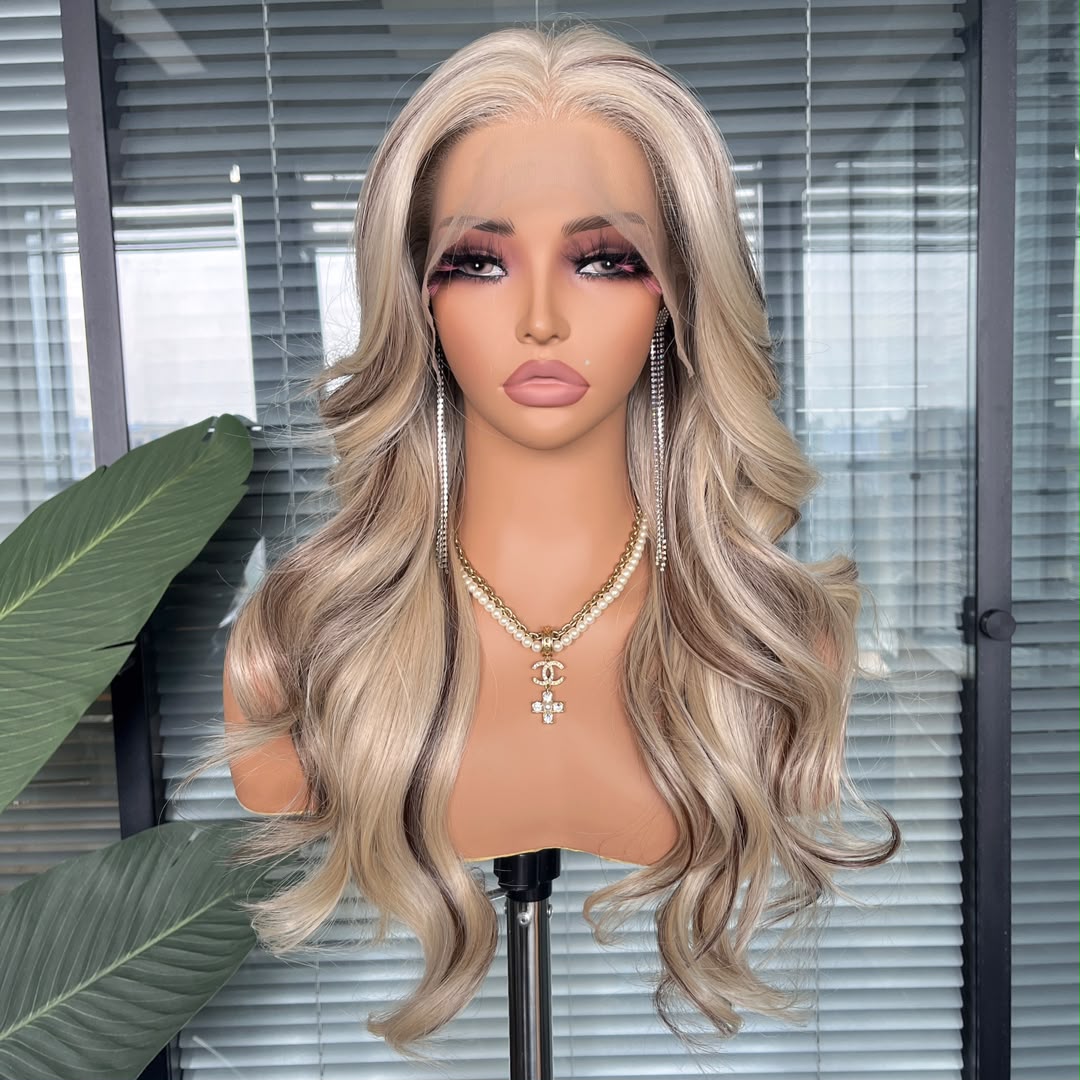 Daisy in Vanilla Chocolate | Curly Lace Front Wig