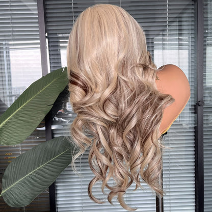 Daisy in Vanilla Chocolate | Curly Lace Front Wig