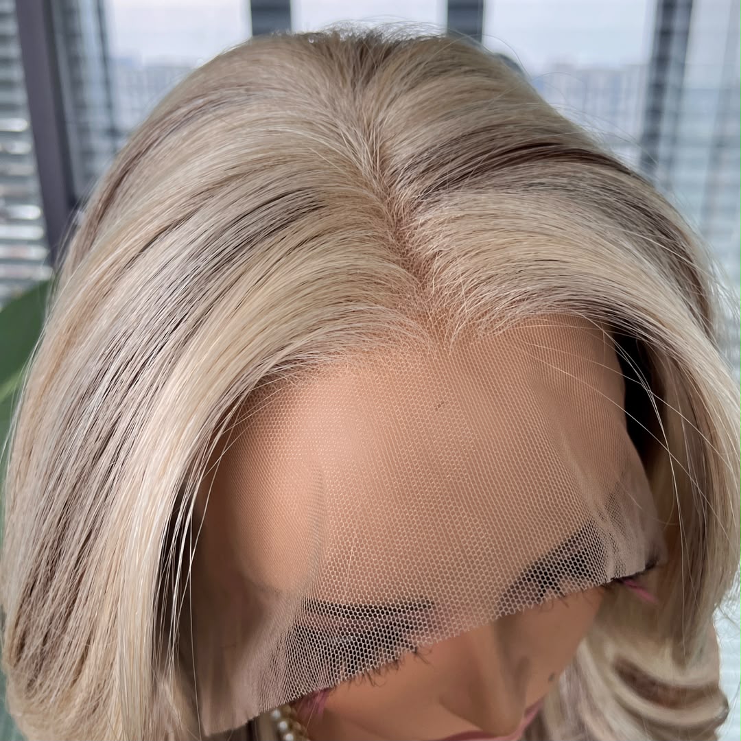 Daisy in Vanilla Chocolate | Curly Lace Front Wig