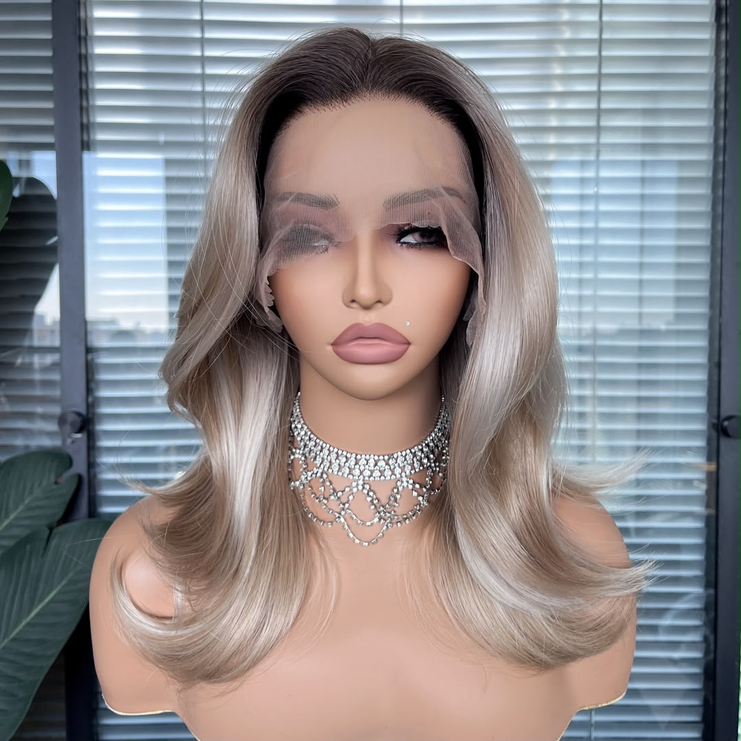 Allison in Butter Cream | 18" Body Wave Lace Front Wig