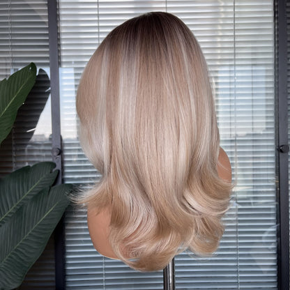 Allison in Butter Cream | 18" Body Wave Lace Front Wig