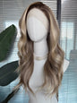 Mila in Caramel Swirl | 24" Wavy Lace Front Wig