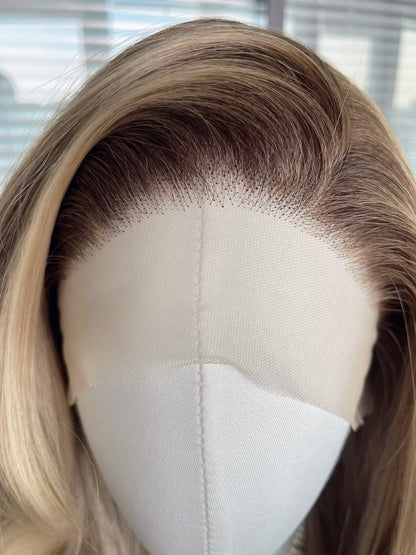 Mila in Caramel Swirl | 24" Wavy Lace Front Wig