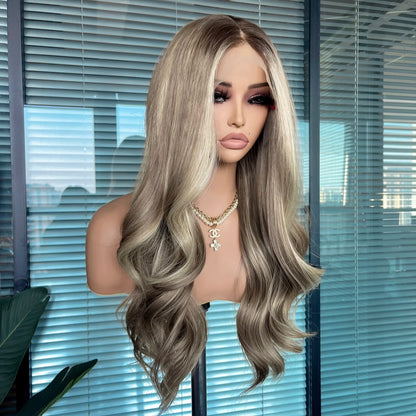 Erin in Toasted Pecan | 24" Wavy Lace Front Wig