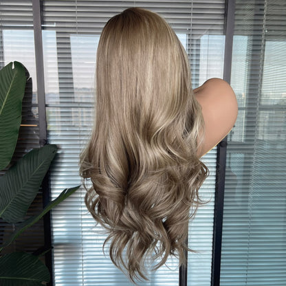 Erin in Toasted Pecan | 24" Wavy Lace Front Wig