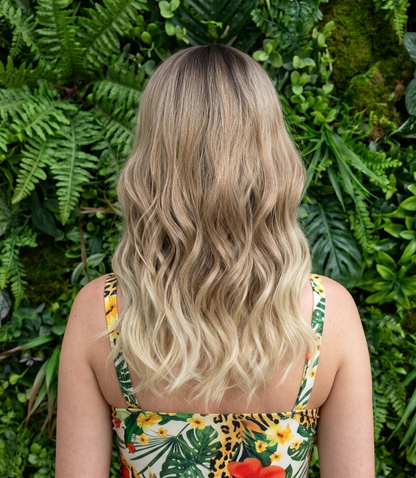Ava – Sunkissed Sand | 18" Wavy Lace Front Wig