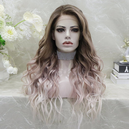 Lennon in Frosted Rose Quartz | 26" Loose Wave Ombre Wig