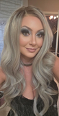 Everleigh in Smoke Show | 24" Grey Ash Wavy Lace Front Wig