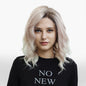 Gwen in Blush Pearl Ombre' | 14" Ombre Wavy Lace Front Wig
