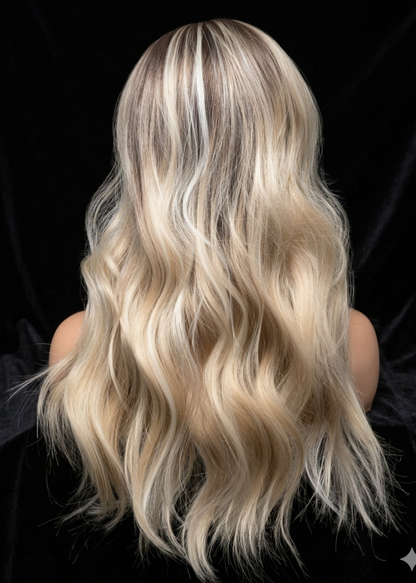 Kendra in Goldie Rocks | 22" Wavy 13x4 Lace Front Wig