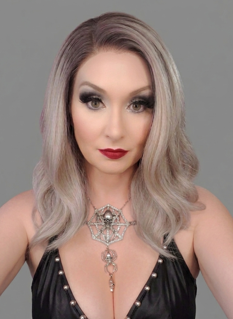 Petra in Moonstone Mist | Blonde Highlighted 13x4 Lace Front Wig