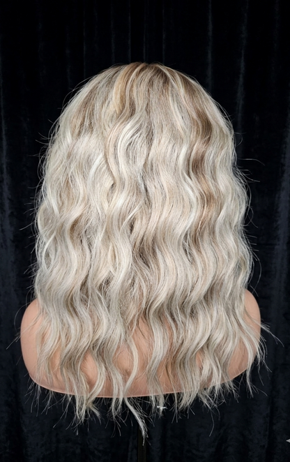 Roxxi in Smoke Show | 14" Water Wave 13x4 Lace Front Wig