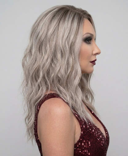 Roxxi in Smoke Show | 14" Water Wave 13x4 Lace Front Wig